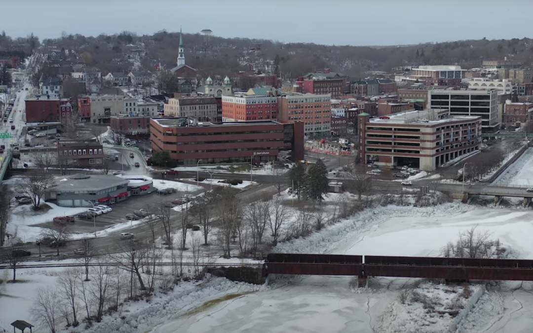 The Bangor Maine skyline