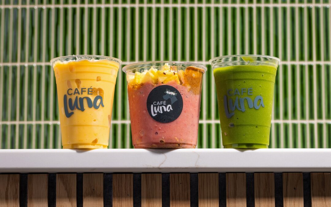 Luna Cafe fruit bowls and smoothies